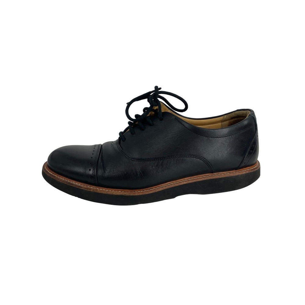 Samuel Hubbard Market Cap Oxford Mens 8.5 M Black Excellent Vibram Sole Derby